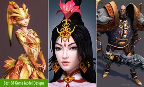 25 Most Beautiful 3d Game Models And Character Designs Webneel