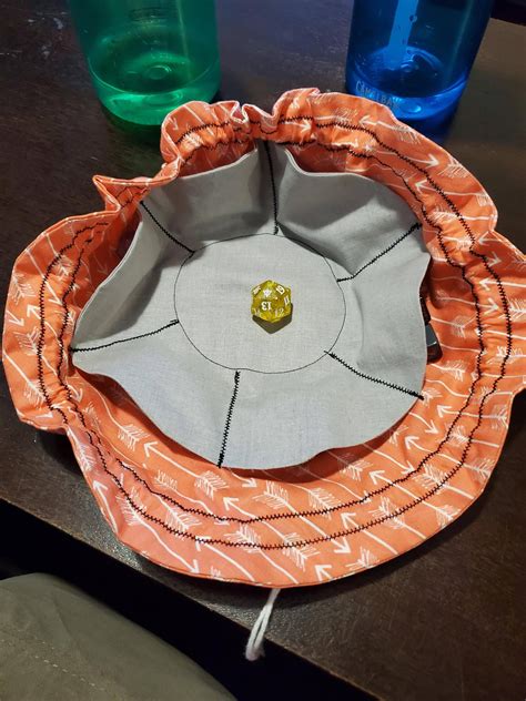Create your own custom dice bag. Made a dice bag following tutorial. Tutorial link in comments. #sewing #crafts #handmade # ...