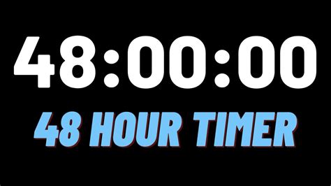 48 Hour Countdown Timer Youtube