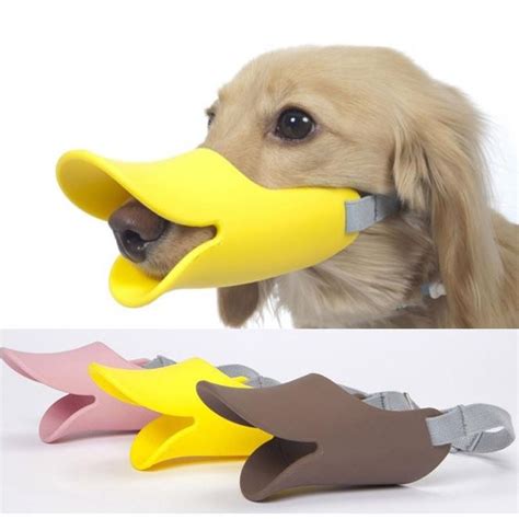 Quack Dog Muzzles Duck Bill Pet Muzzles Novelty Cute Duckbilled Dog