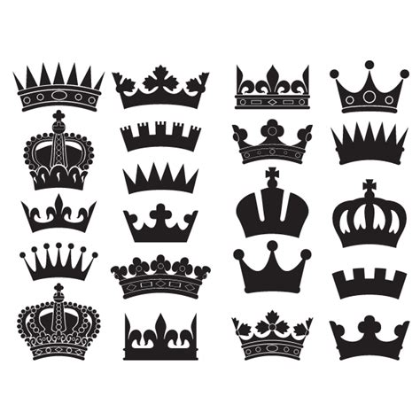 Crown Png Black Background Variety Of Crowns Free Download