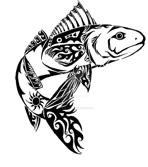 Tribal Fish Drawing At Getdrawings Free Download