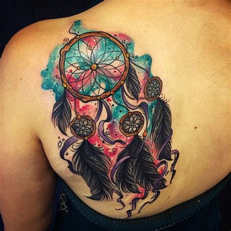 Colorful Dream Catcher Tattoo That Will Be Uniquely Your Own