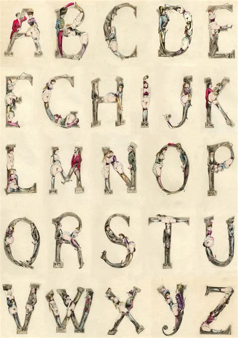 Erotic Alphabet By Joseph Apoux 1880 Flashback Shop