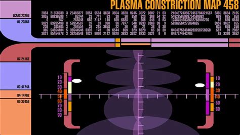 Star Trek Lcars Animations Plasma Constriction Map Youtube