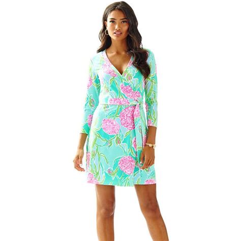 Lilly Pulitzer Meridan Printed Wrap Dress 178 Liked On Polyvore