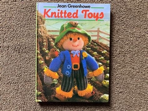 Jean Greenhowe S Knitted Toys Hardback Book Etsy Uk Knitted Toys Book Crafts