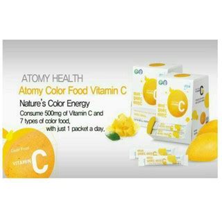 «atomy vitamin c 500mg 7 types of super food at once! atomy food vitamin c from korea | Shopee Singapore