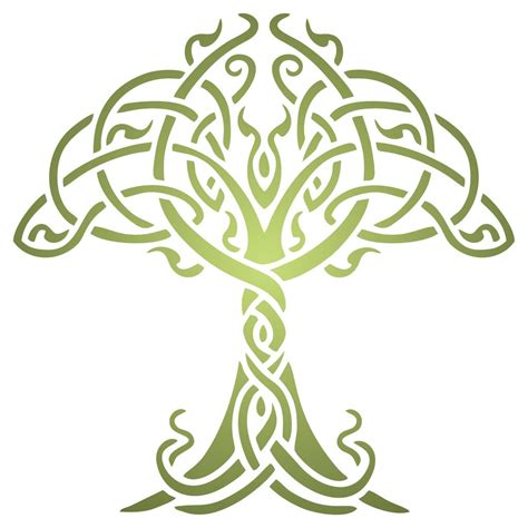 Celtic Tree Of Life Stencil Stencils For Wall Us