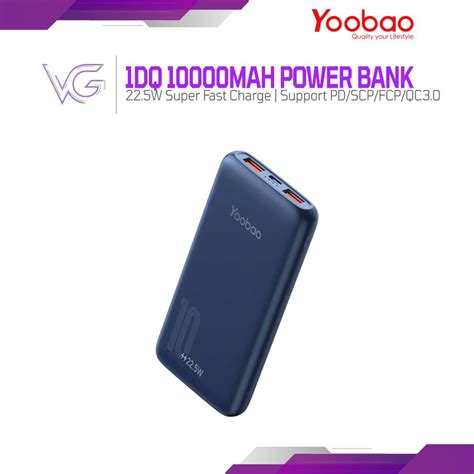 Yoobao D Q Mah W Super Fast Charge Slim Power Bank Support Pd