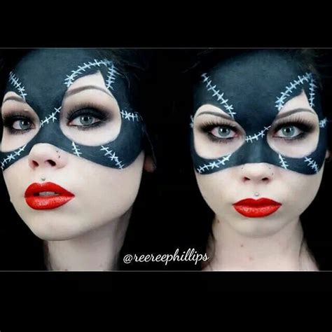 Catwoman Face Paint Face Painting Halloween Catwoman Makeup Cosplay