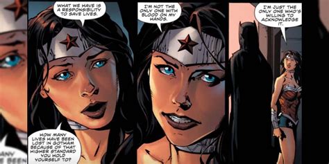 Wonder Womans Takedown Of Batmans One Rule Is Absolutely Brutal