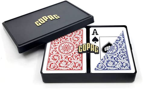 Copag 1546 Design 100 Plastic Playing Cards Bridge Size Redblue