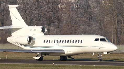 Dassault Falcon 7x Oy Jde Air Alsie Take Off At Airport Bern Belp Youtube