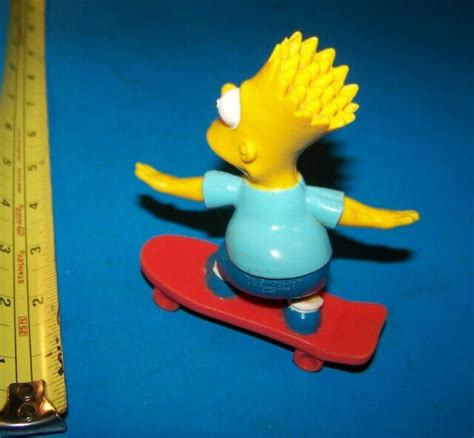 Simpsons Bart Simpson On Skateboard Figure Vintage 1990 Ebay