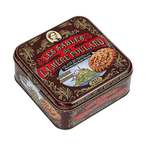 La Mere Poulard French Chocolate Chip Sable Cookies 88 Oz 250 G