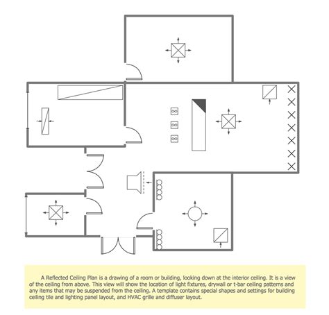 Reflective Ceiling Plan Lighting