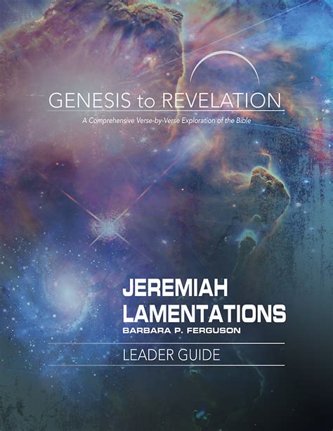 Genesis To Revelation Jeremiah Lamentations Leader Guide · Abingdon Press