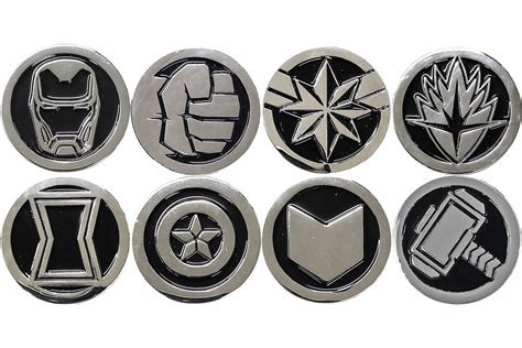 The Avengers 4 Pin Badge Set Iba121 4589489758375 Ebay
