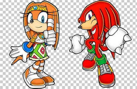 Knuckles The Echidna Tikal Tails Amy Rose Rouge The Bat Png Clipart