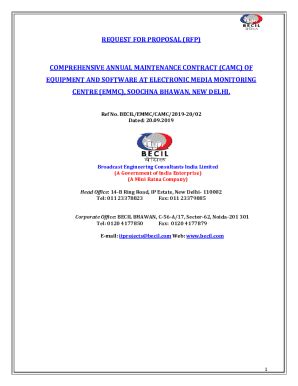 Fillable Online Comprehensive Annual Maintenance Contract Camc Of Fax