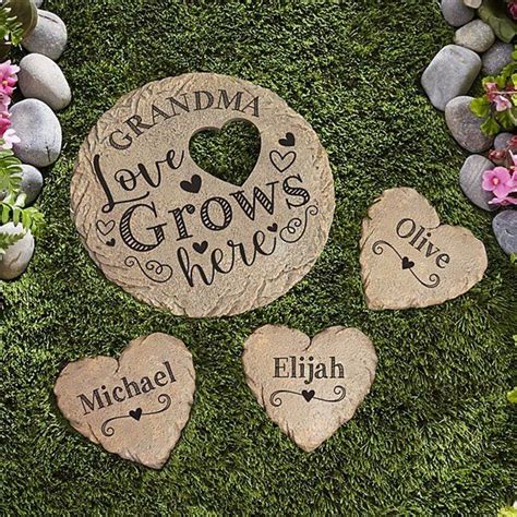 Making Of Personalized Diy Stepping Stones Garden Stones