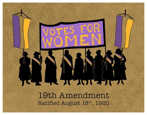 Women Suffrage 19th Amendment Equal Rights Susan B Anthony
