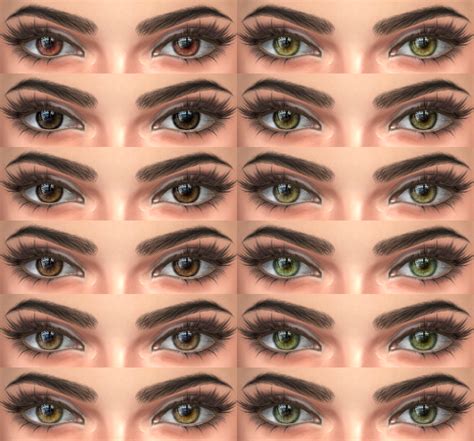 Sims 4 Ccs The Best Eyes By Alfsi