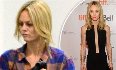 French Actress Vanessa Paradis Dresses Down As She Jets Back To