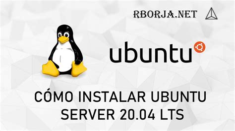 C Mo Instalar Ubuntu Server Lts Youtube