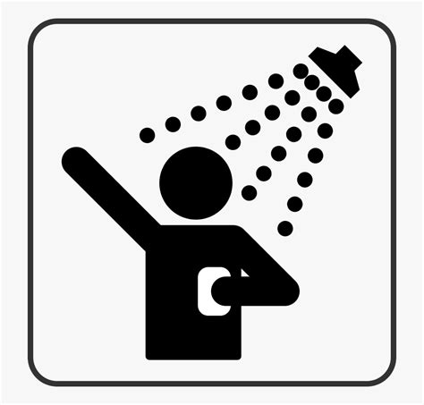 Shower Clipart Black And White Clip Art Library