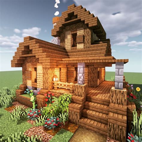 Minecraft Starter House Schematic