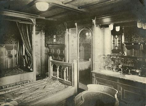 1 hatch and forward of no.5 boiler casing. R.M.S. Titanic. Interior of First Class Cabin in Dutch ...