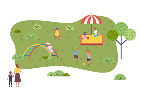 Best Children Summer Playground With A Sandbox In Modern Kindergarten