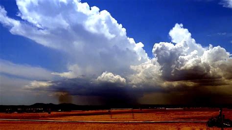 Extreme Cumulonimbus Clouds Formation In Time Lapse At