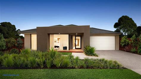 Simple One Story Modern House Single Home Designs House Plans 171218