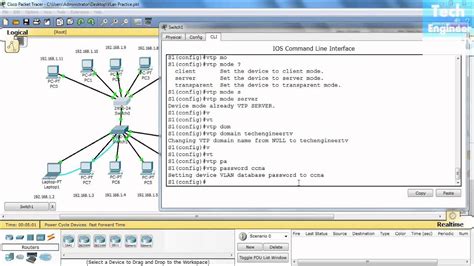 Configure Vtp Vlan Trunking Protocol Server Client Mode In Cisco My