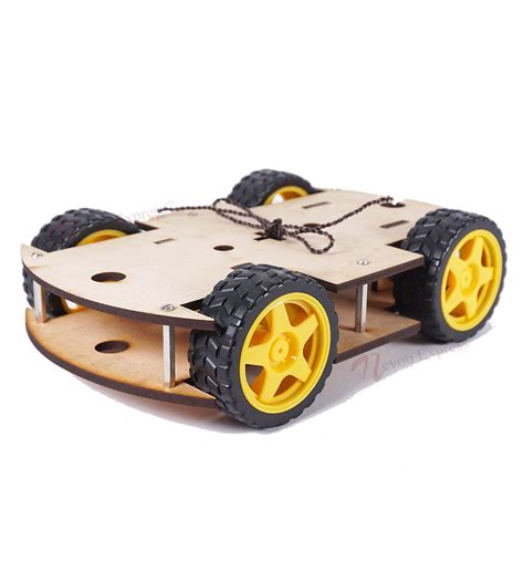 Buy 2wd Diy Arduino Robot Car Chassis Kit 3 Wheel At Lowest Price In