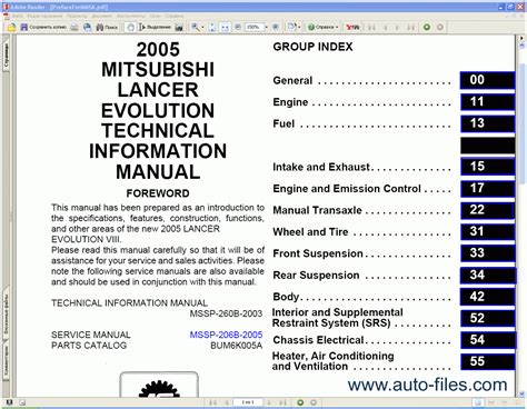 With this mitsubishi lancer workshop manual, you can perform every job that could be done by mitsubishi garages and mechanics from Mitsubishi Lancer 2005. repair manuals download. wiring diagram. Electronic Parts Catalog (epc ...