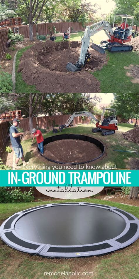 Our Diy In Ground Trampoline Artofit