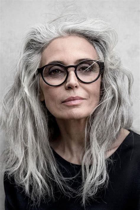 80 Hairstyles For Women Over 50 With Glasses Grey Hair And Glasses