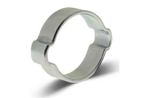 Icon 9 11mm Two Ear Crimp Type Hose Clamp Ti Performance