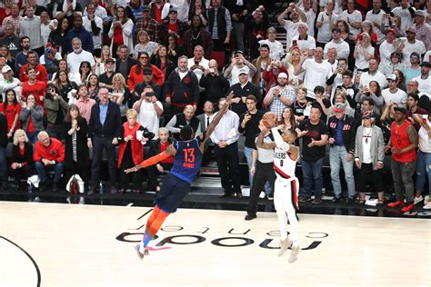 He gave lillard space to guard against a drive but once he realized dame was content to pull up from the logo, he took a step forward to get within an arm's length. Damian Lillard buzzer-beater: Future airball inspiration.