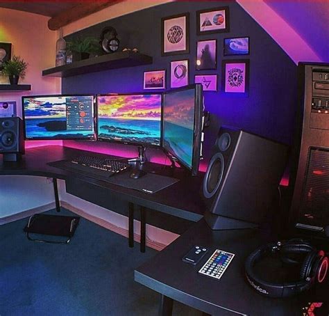 40 Amazing Game Room Design Ideas You Must Copy Now Computer Gaming