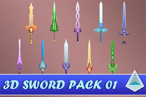 3d Sword Pack 01 3d Weapons Unity Asset Store