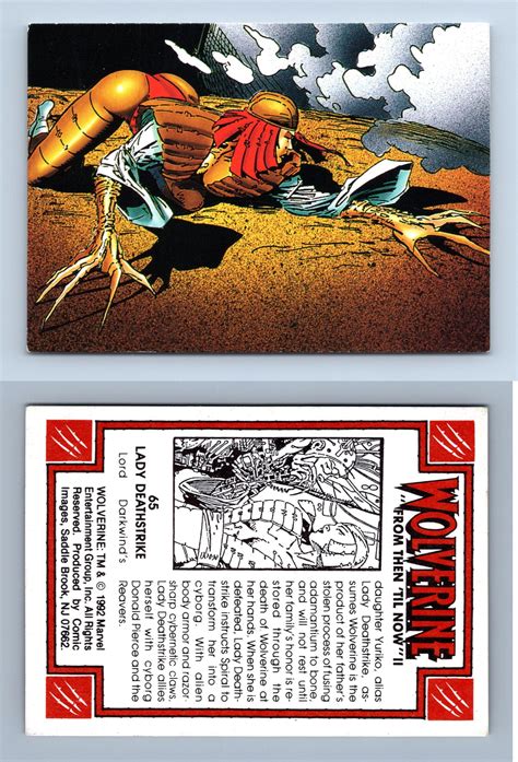 Lady Deathstrike 65 Wolverine From Then Til Now Ii 1992 Comic Images Card