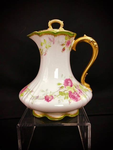 Antique Haviland Limoges Victorian Chocolate Pot Coffee Tea Etsy