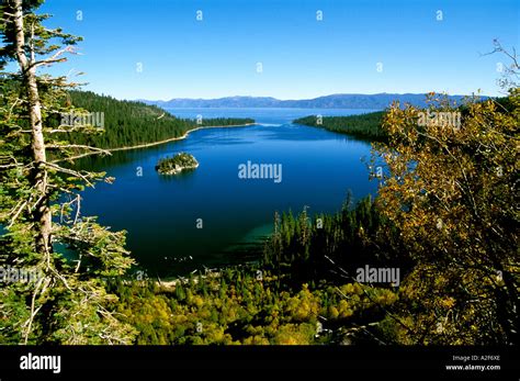 California Emerald Bay At Lake Tahoe Stock Photo Alamy