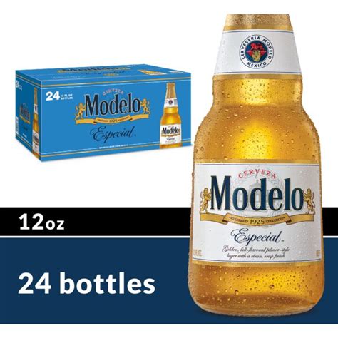 Modelo Especial Beer Mexican Lager Beer 24 Pack 12 Fl Oz Bottles 44