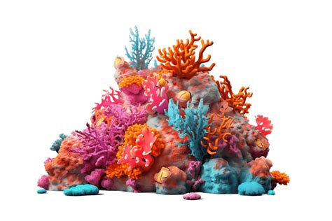 Coral Reef On Transparent Background Ai 24516698 Png
